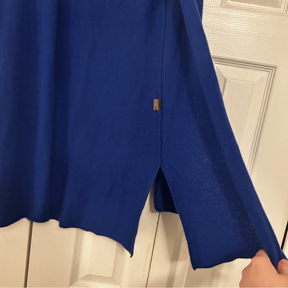 J McLaughlin 100% Cashmere Cardigan Sweater Royal Blue Size Small - Picture 5 of 6